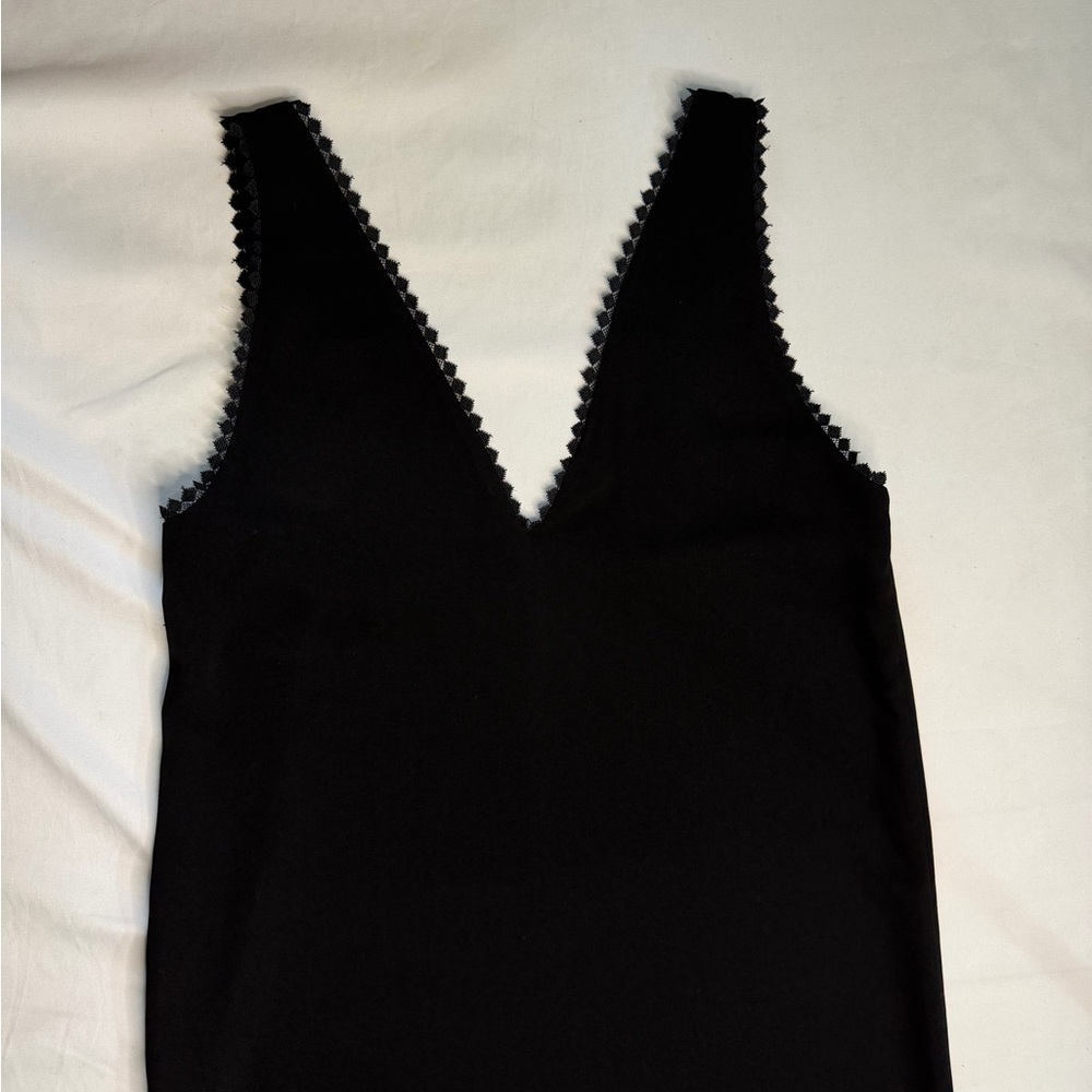 The Kooples Black Lace-Trimmed Dress - Picture 3 of 8